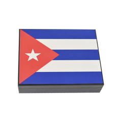 20 Stick Humidor Cuban Flag