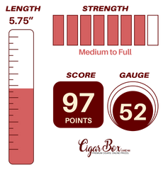 Arturo Fuente Don Carlos The Man's 80th Eye Of The Shark - 5.7" x 52rg