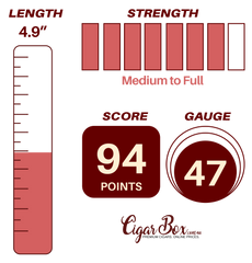 Arturo Fuente Magnum Sungrown Rosado R Vitola Forty Four - 4.9" x 47rg