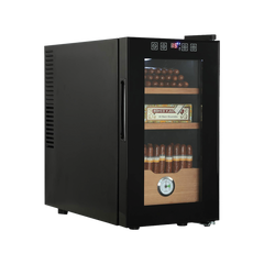 Electronic Cooler Humidor 150 Capacity With Spanish Cedar Wood Shelves/Tray