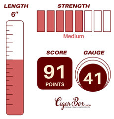 Joya de Nicaragua Clasico Medio Siglo Numero 6 - 6" x 41rg