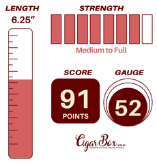 La Aroma de Cuba del Caribe Reserva Divino - 6.25" x 52rg