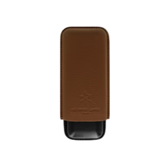 Les Fines Lames  Cigar Case - Duo Brown Pebble Leather