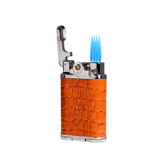 Rocky Patel Davenport Burnt Orange Croc Leather Lighter