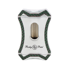 Rocky Patel V Cutter Viper Series Silver/Green Carbon Fiber
