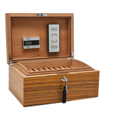 150 Stick Macassar Zebra Humidor Matt Finish