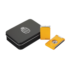 Siglo Lighter & Cutter Set Yellow