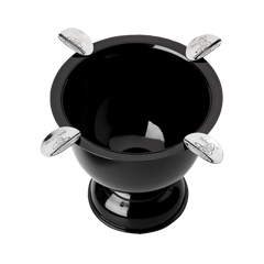 Stinky Tall 4 Stirrup Ashtray Jet Black