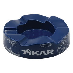 XiKAR Wave Cigar Ashtray Blue & White
