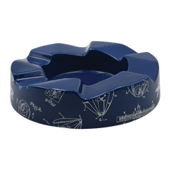XiKAR Wave Cigar Ashtray Blue & White