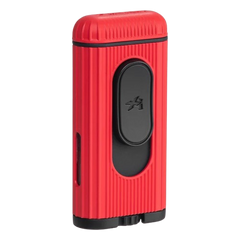 Xikar Hedron Hybrid Jet Soft Flame Lighter Red and Black
