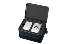 Siglo Lighter & Cutter Set Shiny Chrome
