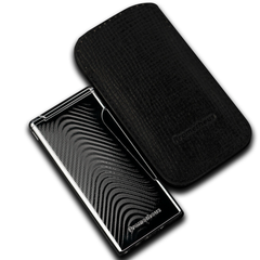 Prometheus Black Leather Lighter Case for Retro