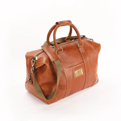 Fuente The OpusX Society Italian Leather Duffel Bag - Camel