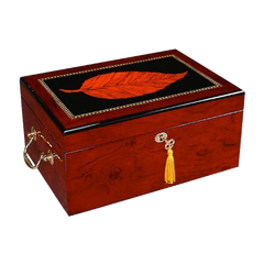 Deauville 100 CT Humidor High Gloss Maple Wood Finish
