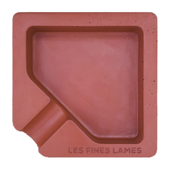 Les Fines Lames Monad Concrete Ashtray Red
