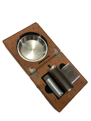 Ostrich Leather Smoke Travel Set