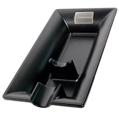 Prometheus Black Matte Personal Ashtray with Single Groove