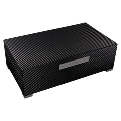 Prometheus Platinum Series Carbon Fiber 150 Cigar Humidor