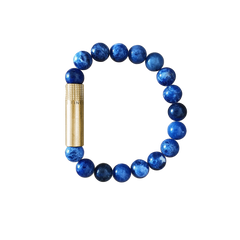 Les Fines Lames Punch Bracelet BRASS SODALITE Medium