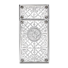 Rocky Patel Burn Lighter Chrome and Chrome Plates