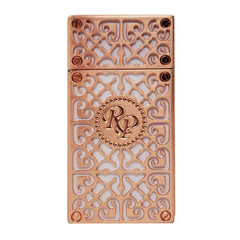 Rocky Patel Burn Lighter White & Rose Gold Body & Plates