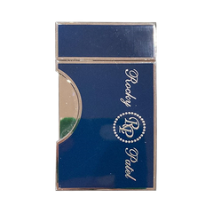 Rocky Patel Crest Lighter Navy Blue & Chrome