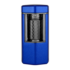 Xikar Meridian Blue & Gunmetal Soft Flame Lighter