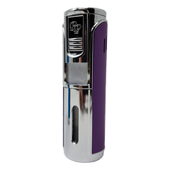 Rocky Patel Lighter Envoy Chrome & Soft Touch Purple