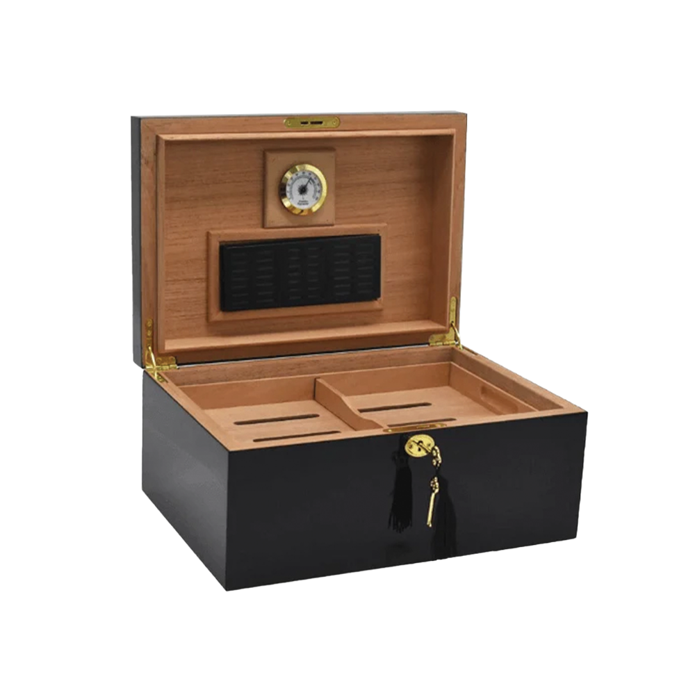 100 Stick Black Cohiba Styled Humidor