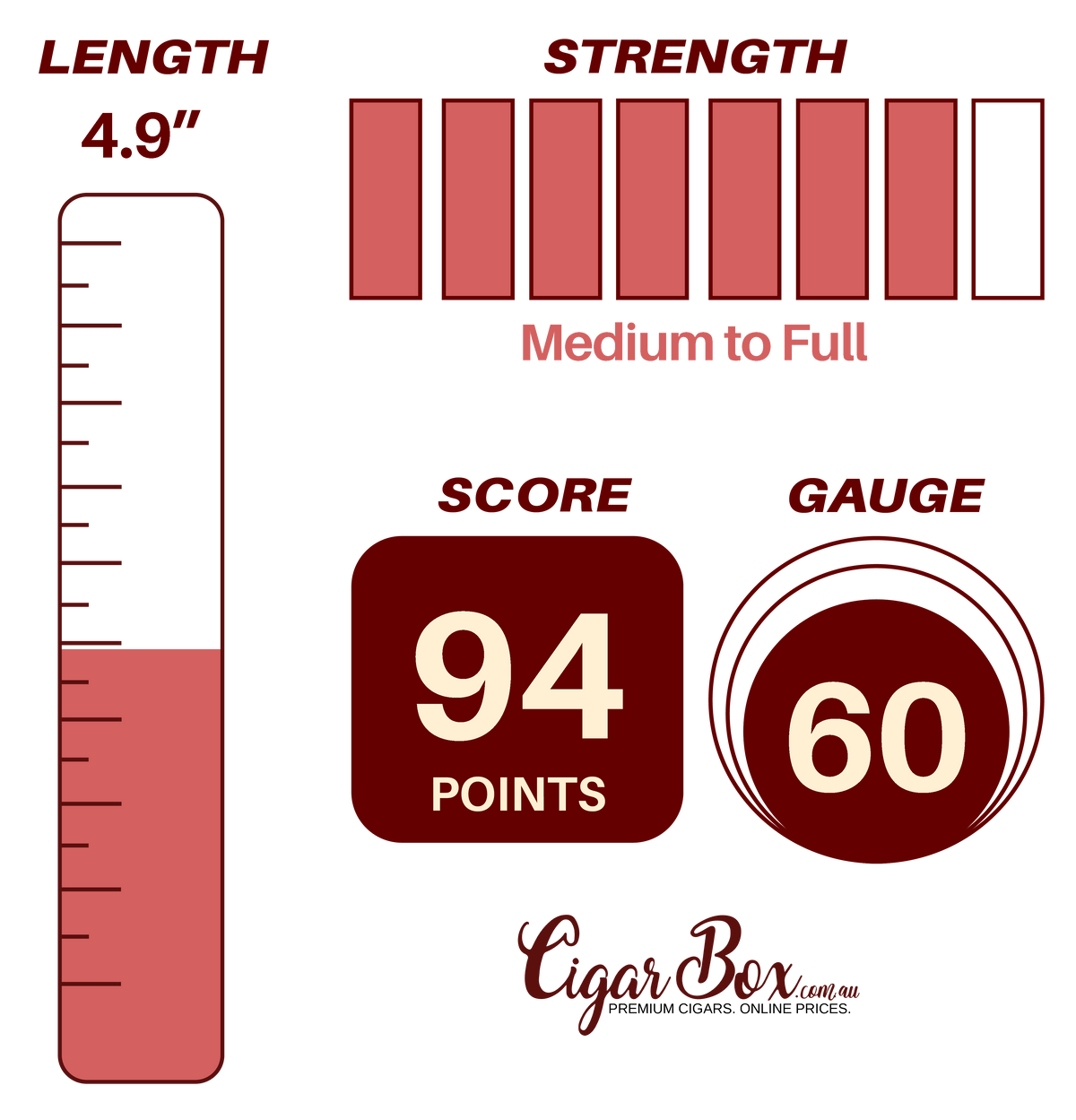 Arturo Fuente Hemingway Work Of Art - 4.9" x 60rg