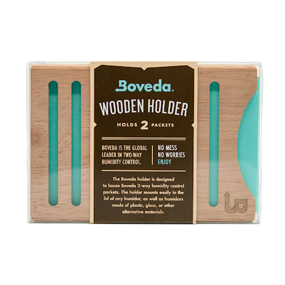 Boveda Wood Holder - 2 Packets Stacked