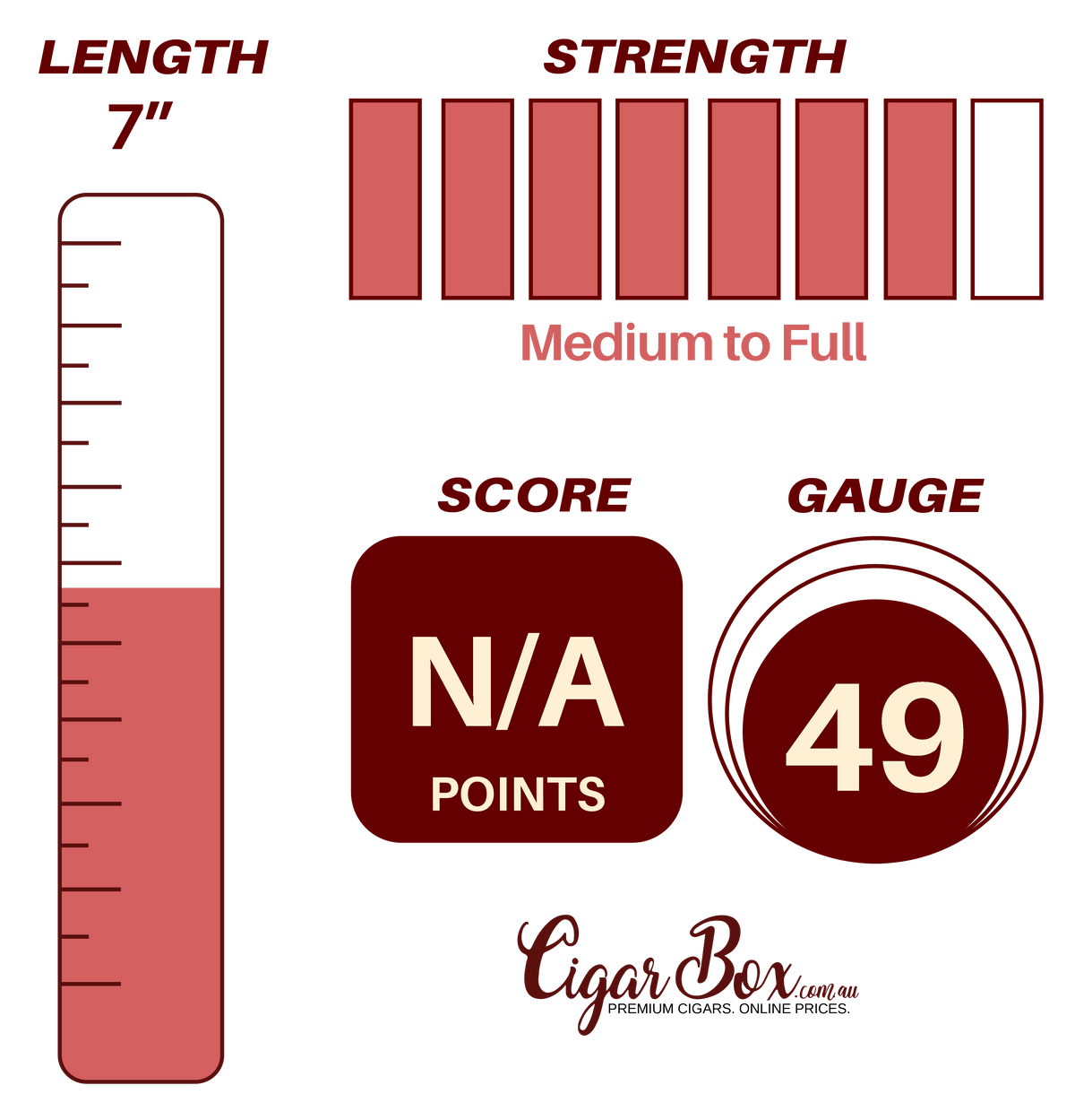 Esteban Carreras Mr. Brownstone Habano Chuchy - 7" x 49rg