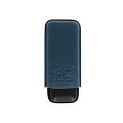 Les Fines Lames  Cigar Case - Duo Blue Pebble Leather