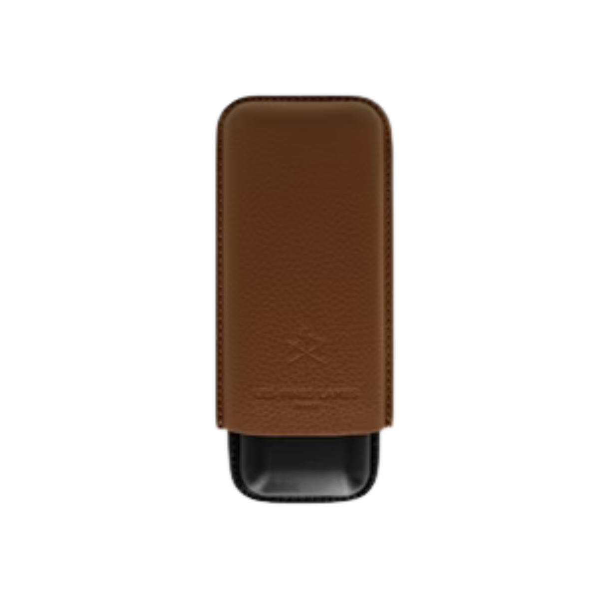 Les Fines Lames  Cigar Case - Duo Brown Pebble Leather