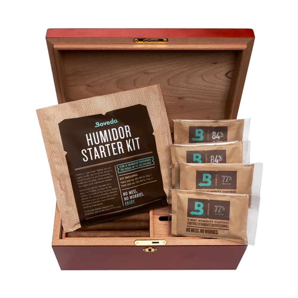 Boveda 84% and 72% RH Starter Kit for 25/50 Wood Humidor - 2 Pack