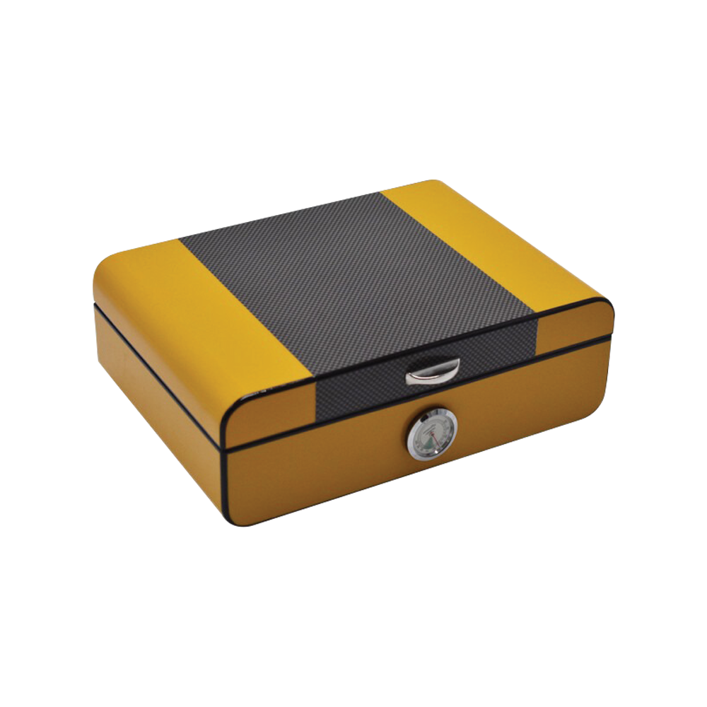 40 Stick Cohiba Styled High Gloss Humidor With Rounded Edges