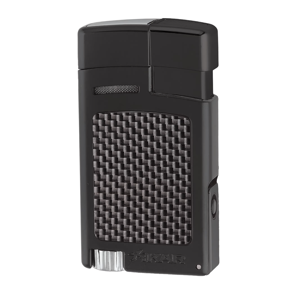 Xikar Forte Lighter - Carbon Fiber Black