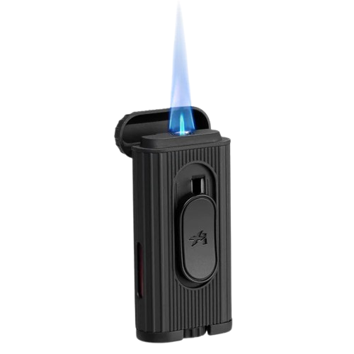 Xikar Hedron Hybrid Jet Soft Flame Lighter Black