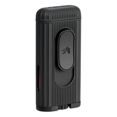 Xikar Hedron Hybrid Jet Soft Flame Lighter Black