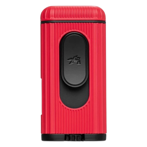 Xikar Hedron Hybrid Jet Soft Flame Lighter Red and Black