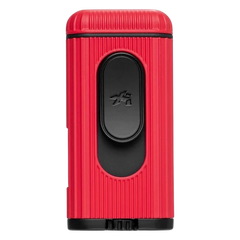 Xikar Hedron Hybrid Jet Soft Flame Lighter Red and Black
