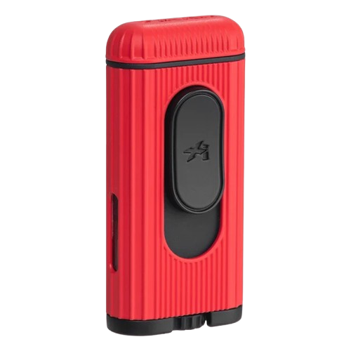 Xikar Hedron Hybrid Jet Soft Flame Lighter Red and Black
