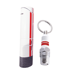 Xikar Red & White Turrim & Spark Plug Punch