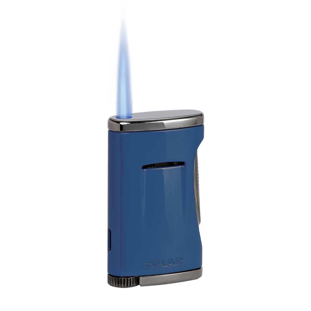 Xikar Xidris Single Lighter - Cobalt Blue