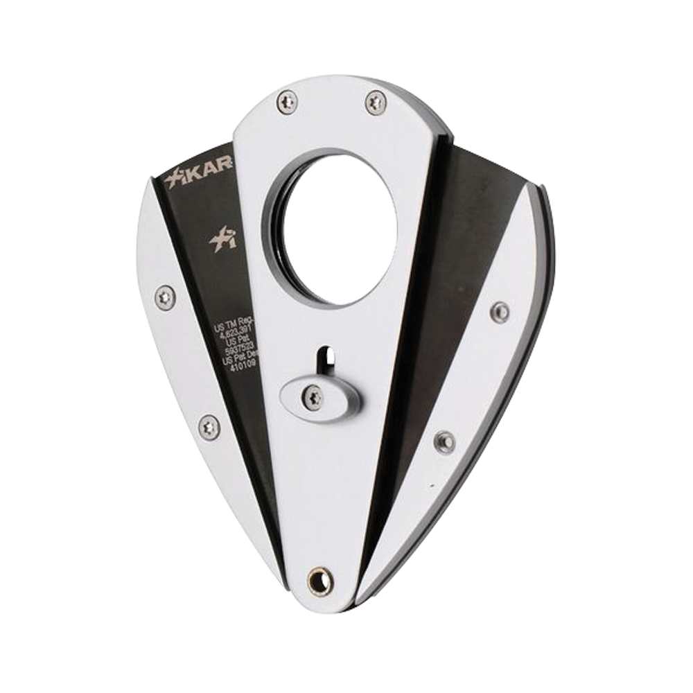 Xikar XI1 Cigar Cutter Silver With Black Blades