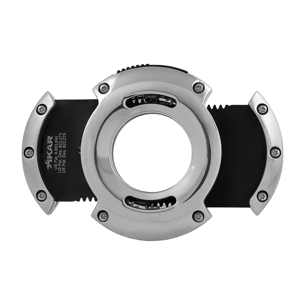 Xikar XO Cigar Cutter Silver And Black