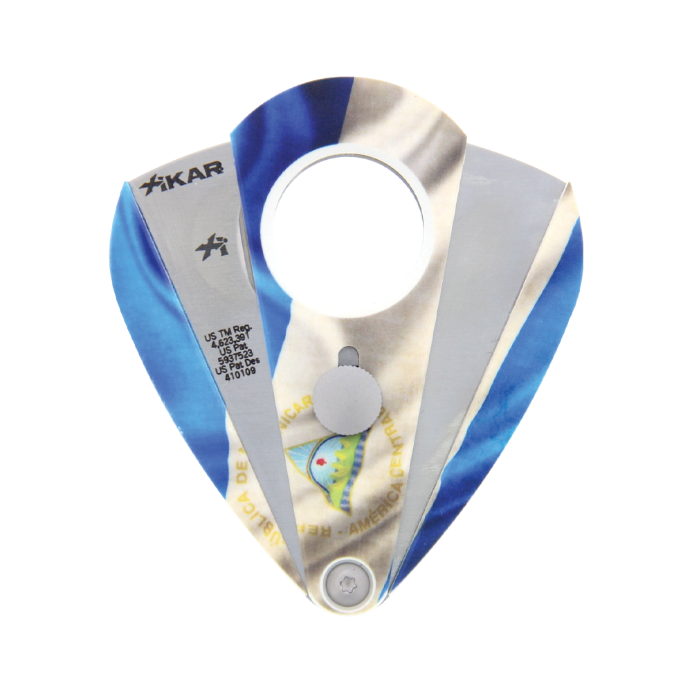 Xikar Xi2 Cutter - White - UV Printed Nicaraguan Flag
