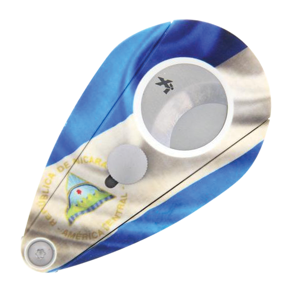 Xikar Xi2 Cutter - White - UV Printed Nicaraguan Flag