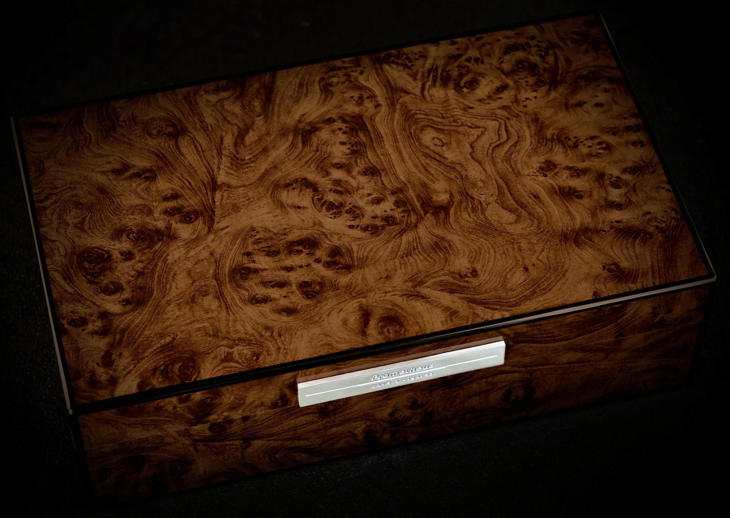 Prometheus Milano Humidor Walnut 50 Cigars